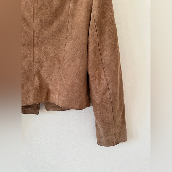 Vintage Winlit Suede Leather Blazer Jacket - Picture 11 of 15